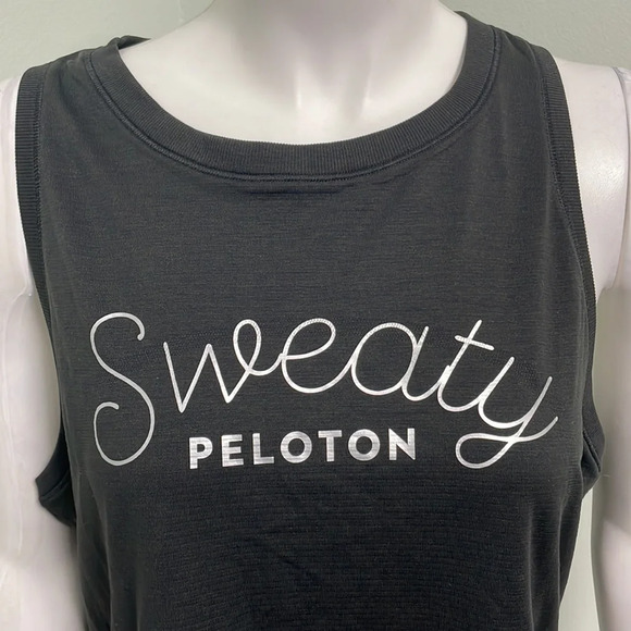 Lululemon x Peloton - Sweaty Black Tank Top - 12 - Picture 2 of 5